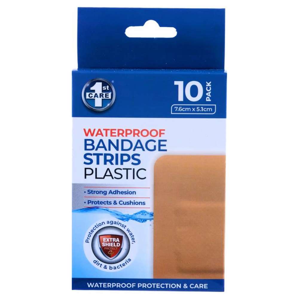 View Band Aid Waterproof Plastic 10pk