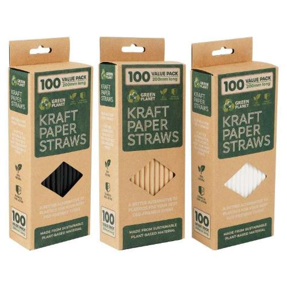 View Straws Paper 100pce Eco