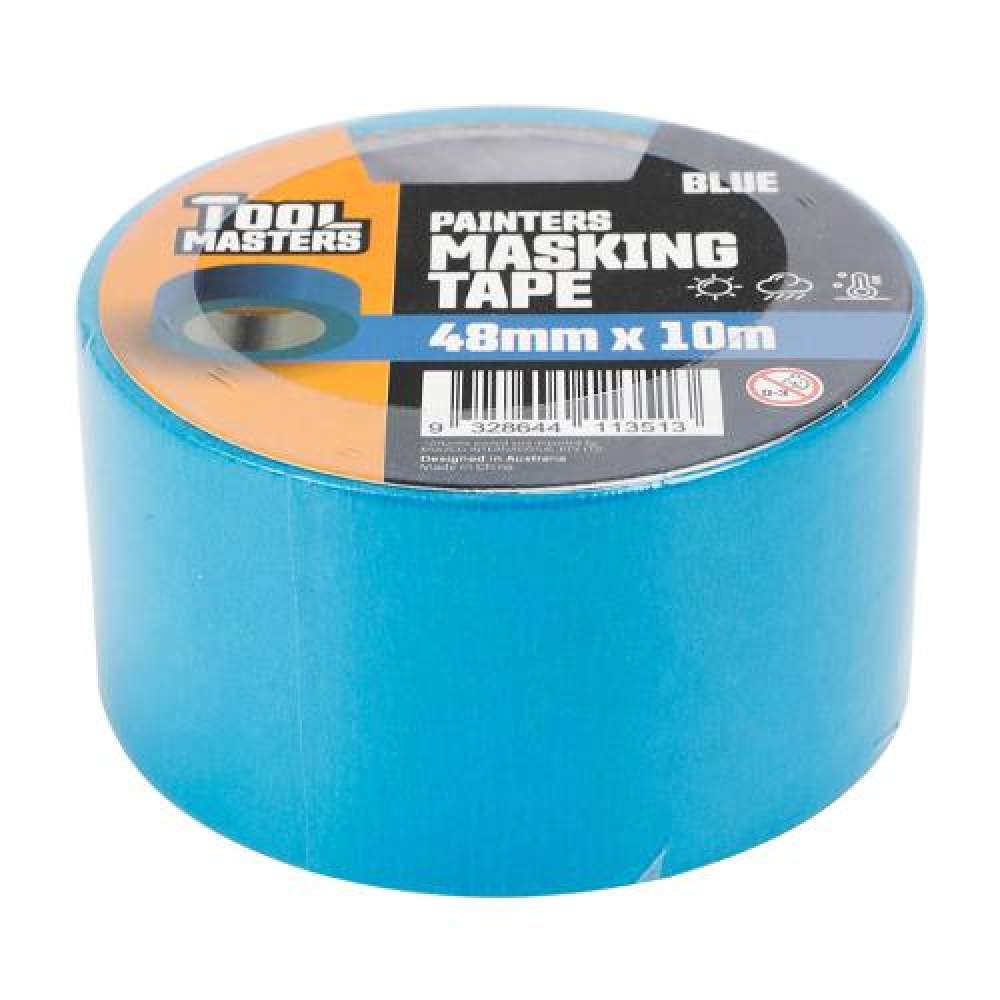 View Masking Tape Thick Painters Blue 10m