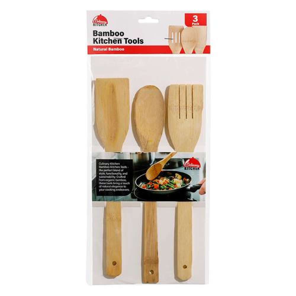 View Spatula Set 3pce Asst Bamboo