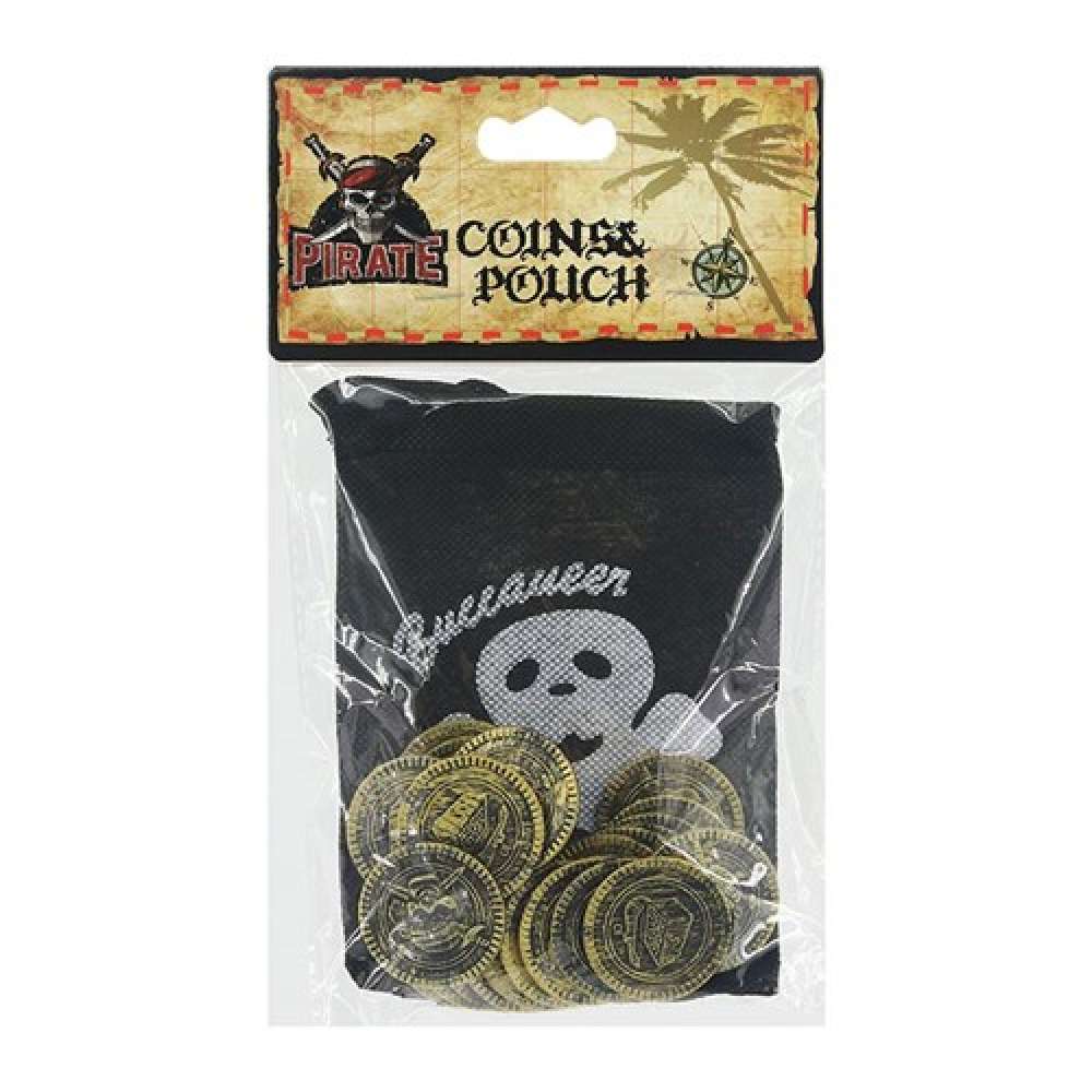 View Pirate Coins With Pouch 