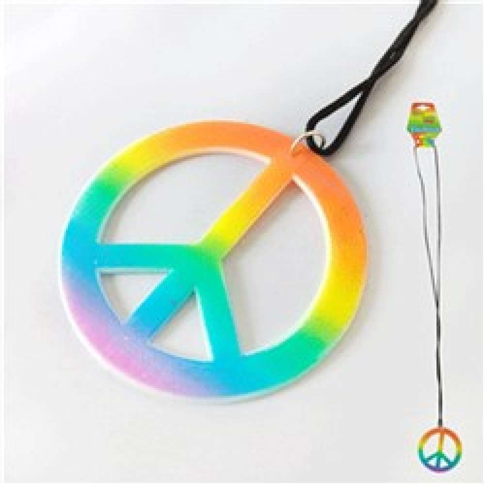 View Necklace Peace Sign