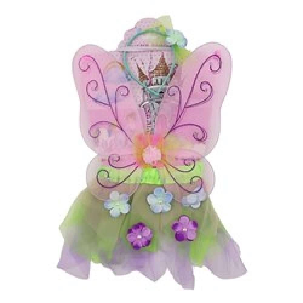 View Fairy Wings Dress Up 3pce Green/Pink