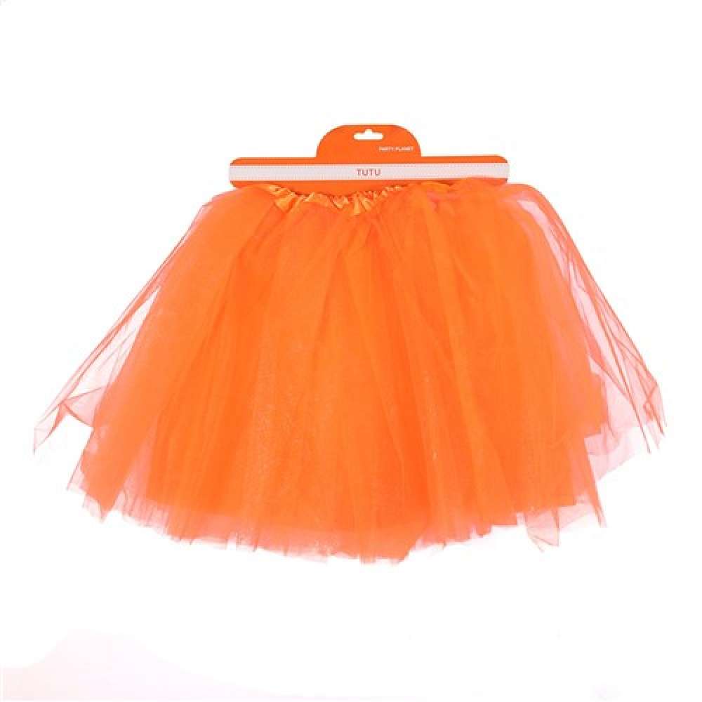 View Organza Tutu Adult Orange 