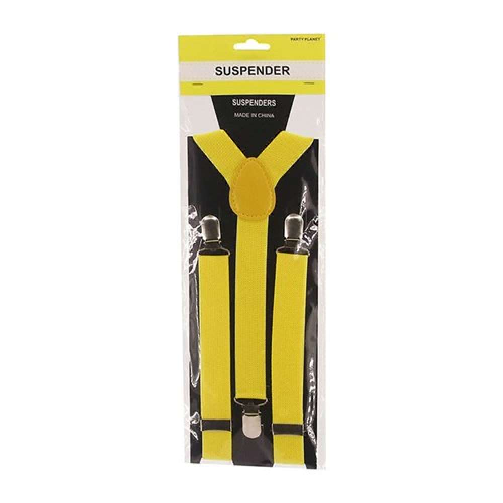 View Party Suspenders Yellow