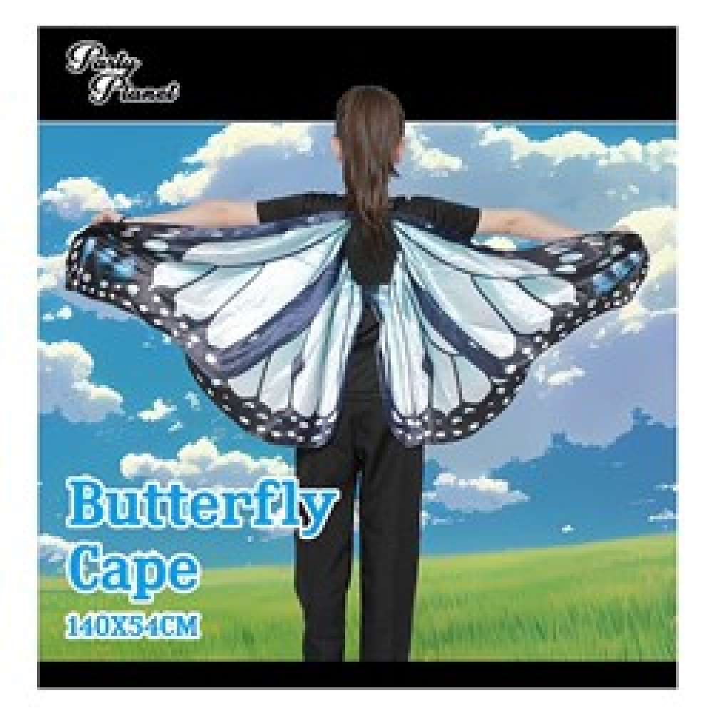 View Butterfly Cape Kids Blue