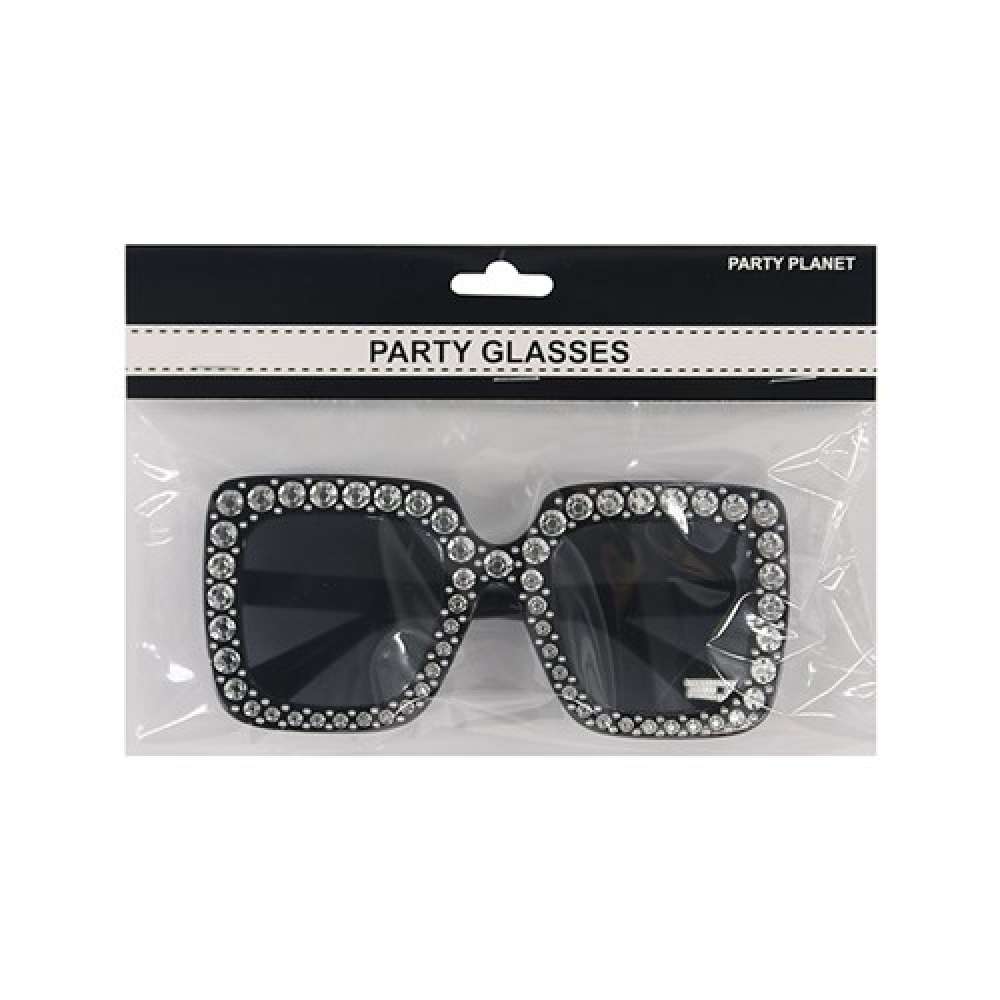 View Party Glasses Bling Square