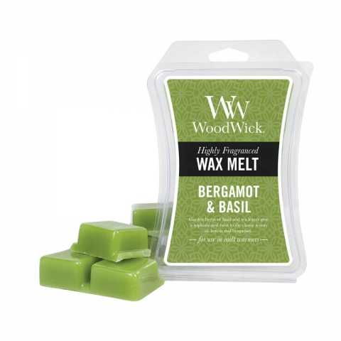 View Woodwick Wax Melts Bergamot & Basil