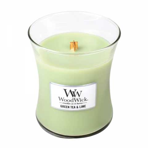 View Woodwick Candle Green Tea & Lime Mini