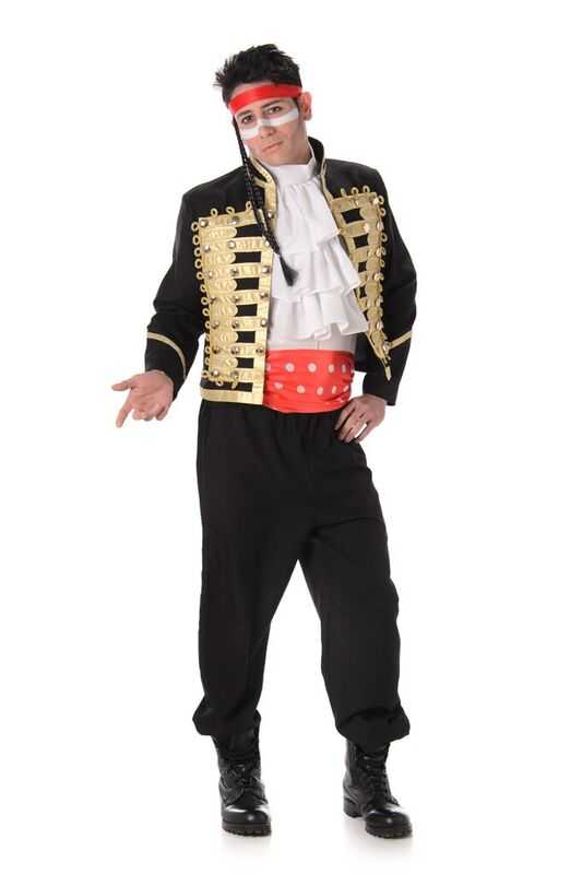 View Party Costume Adult Prince Rocker