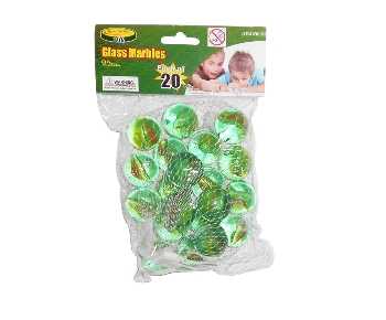 View Marbles Glass 20pk Jumbo