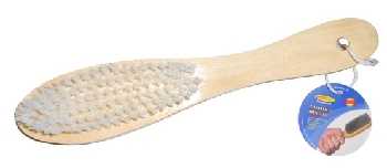 View Lint Remover Wooden Clothes Brush