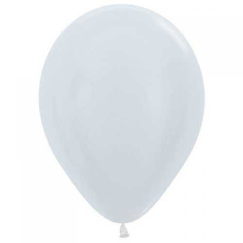 View Balloons Alpen 25pk White Pearl