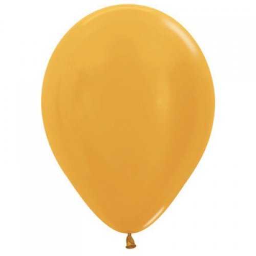 View Balloons Alpen 25pk Metallic Gold