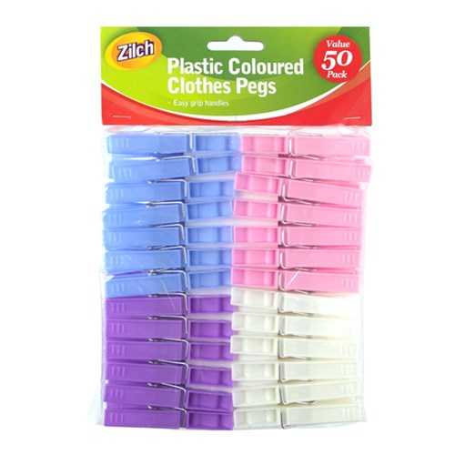 View Pegs Plastic 50pk
