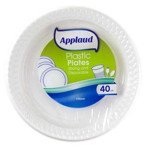 View Disposable Bread Plate 40pk