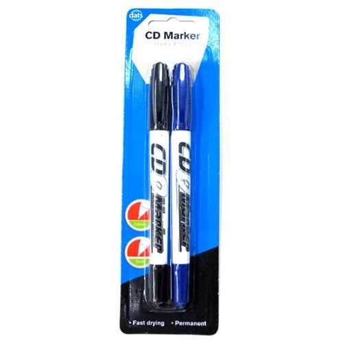 View Dvd/cd Markers 2pk