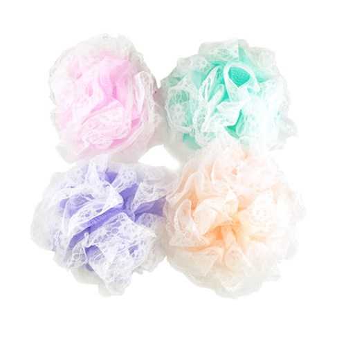 View Bath Sponge Lace As
