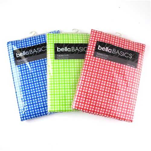 View Tablecloth 130 X 170 Flannel Checked
