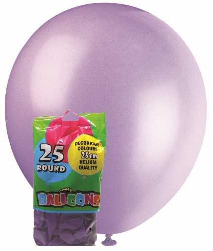 View Balloons 25pk Purple
