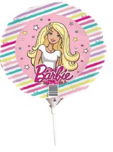 View Foil Balloon Barbie on Stick