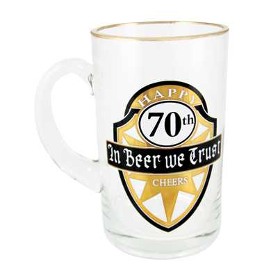 View Beer Glass Mug 70th