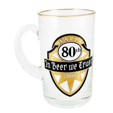 View Beer Glass Mug 80th