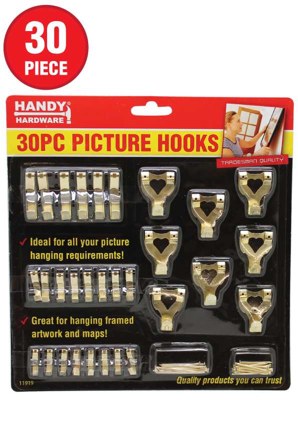 View Picture Hooks 30 Pce