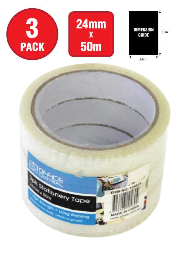 View Cello Tape Thick 3pk