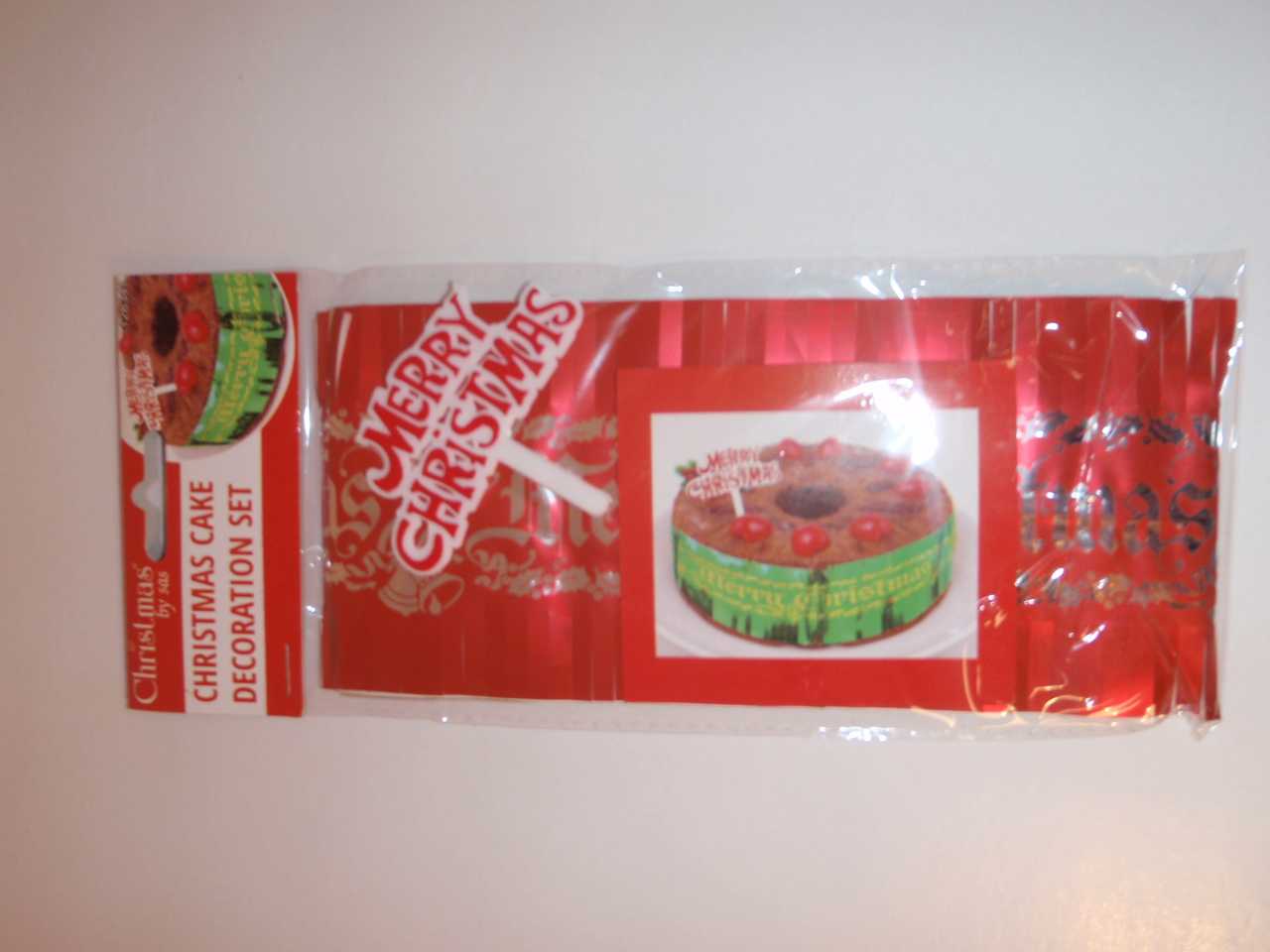 View Cake Frill With Merry Christmas
