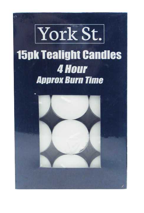 View Tealight Candle 15pk 4Hours