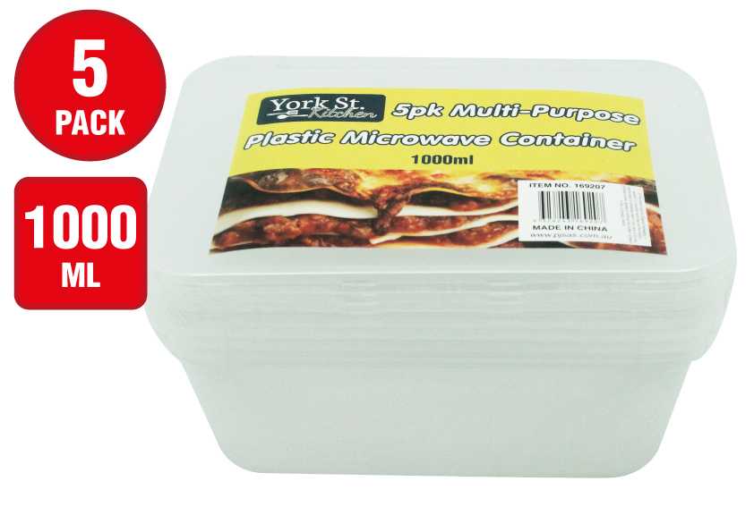View Chinese Container 1000ml 5pk