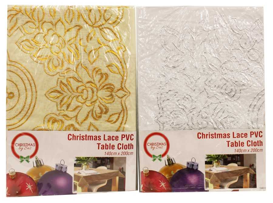 View Tablecloth Lace 140 x 200 PVC
