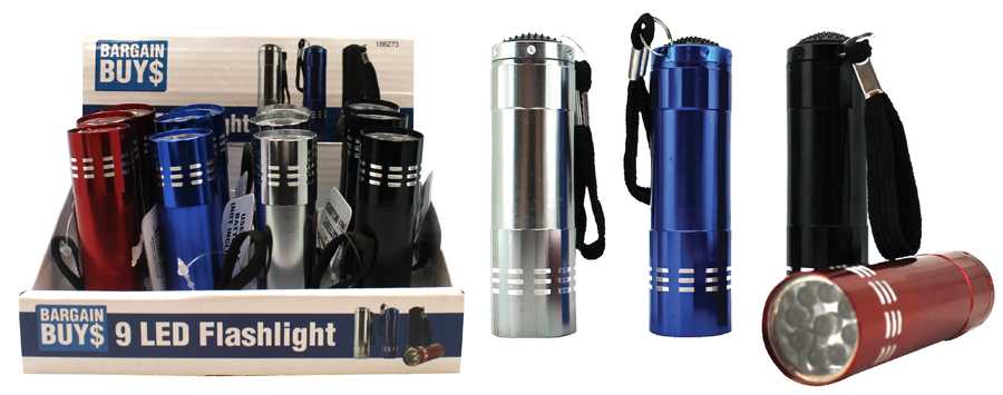 View Torch 9led Sml Asst