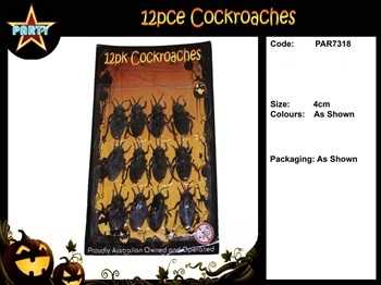 View Cockroaches 12pk Plastic