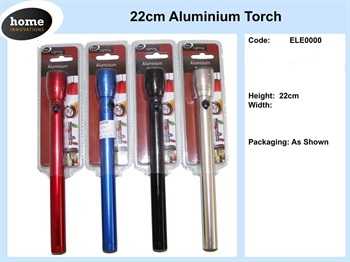 View Torch 22cm Aluminium