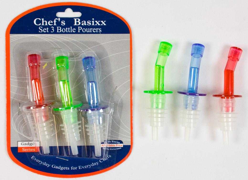 View Bottle Pourers 3pk