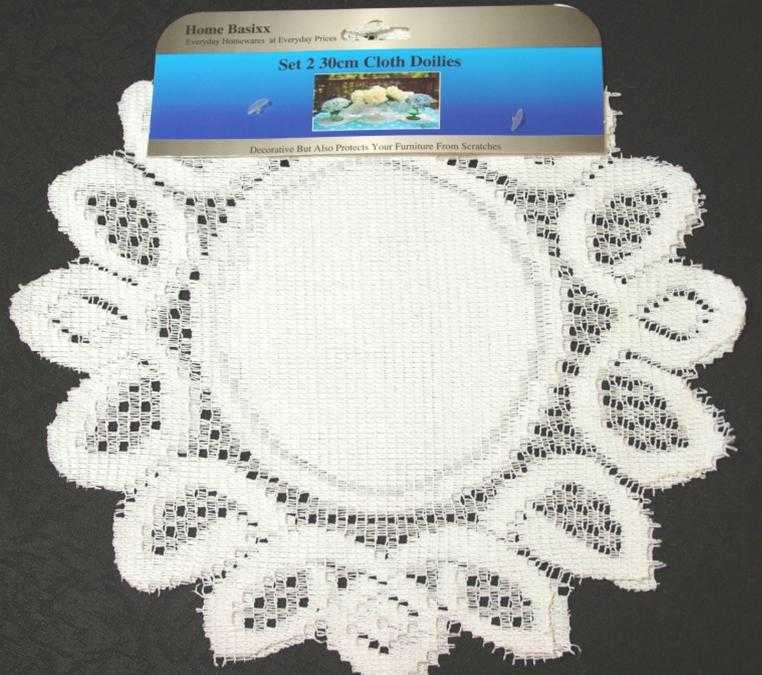 View Doilies Lace 2pk 35c