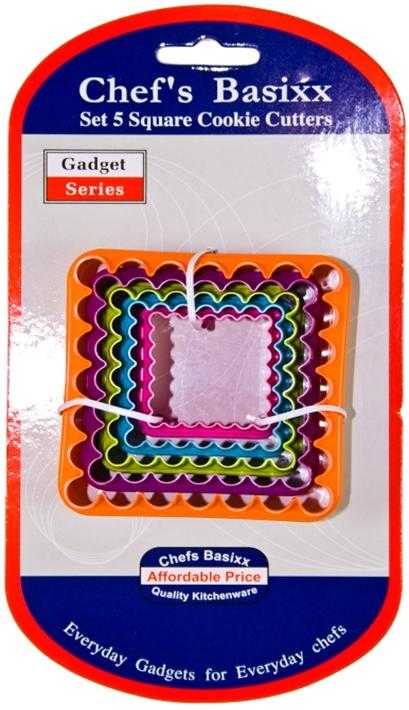 View Cookie Cutters 6pk Squares