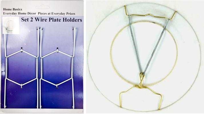View Plate Hanger Stretchy 2pk