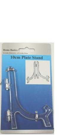 View Plate Stand 4" 10cm Clear