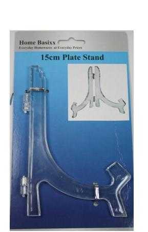 View Plate Stand 15cm/6 Clear