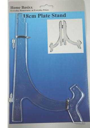 View Plate Stand Clear 18cm/7 Clear