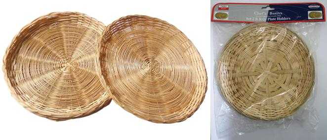 View Bamboo Plate Holders 2pce