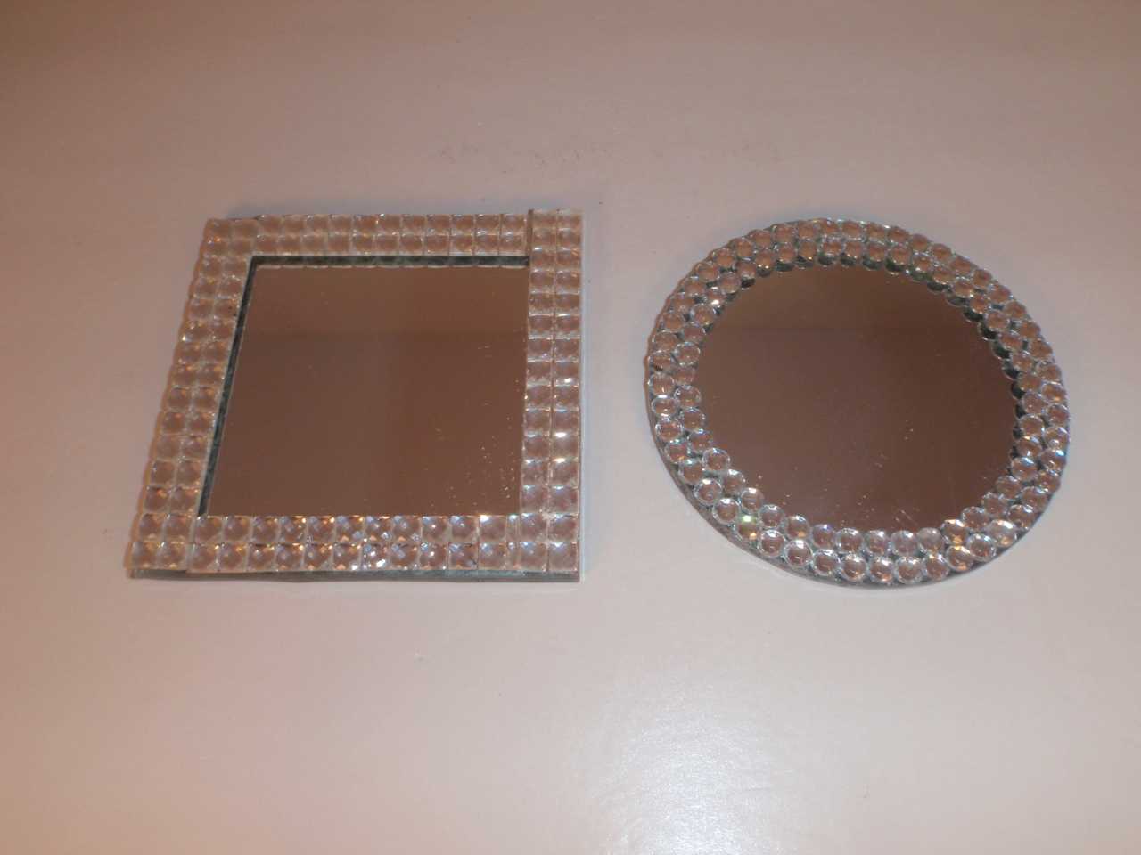 View Candle Plate Glass 10cm Circle/Square