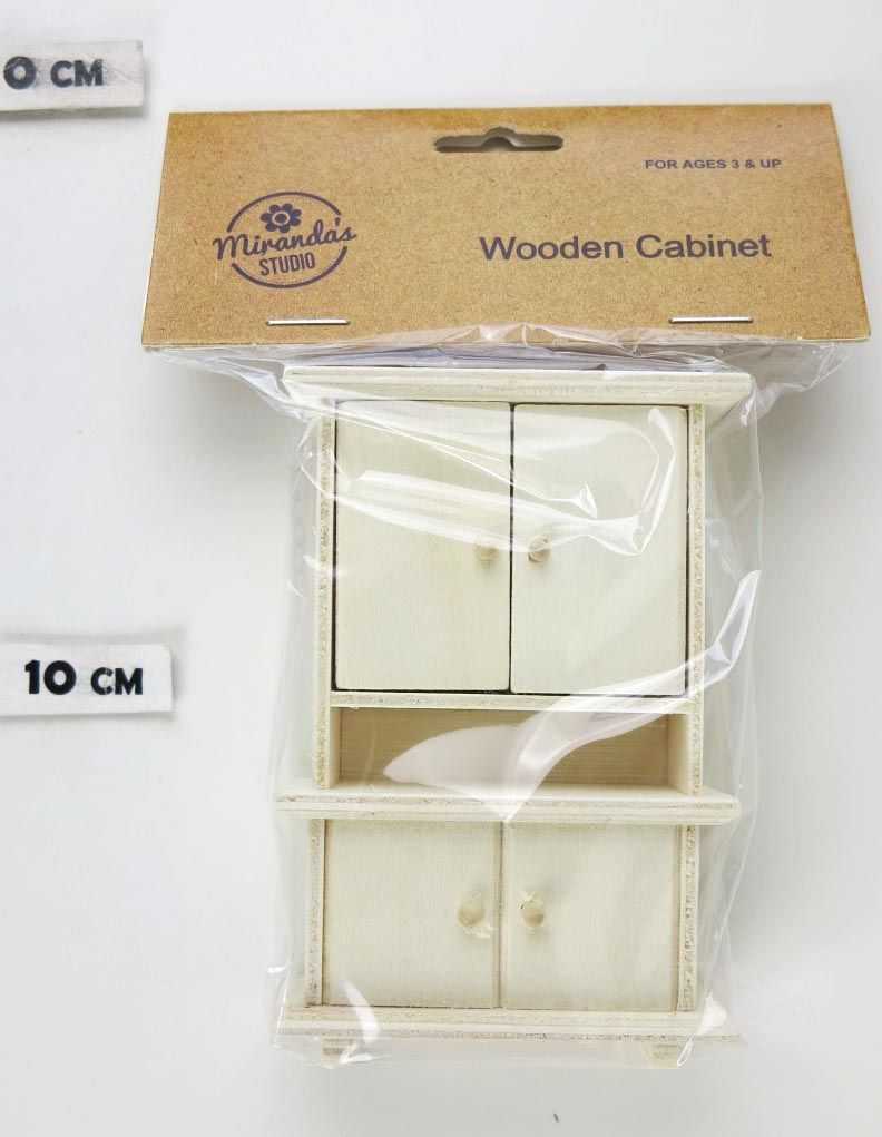 View Craft Dolls Furniture Wood Hutch