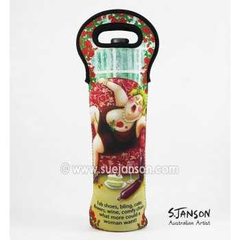 View Sue Janson Wine Sac Sleeping Beauty