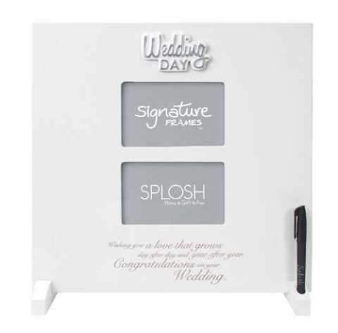 View Signature Frame Wedding Large White