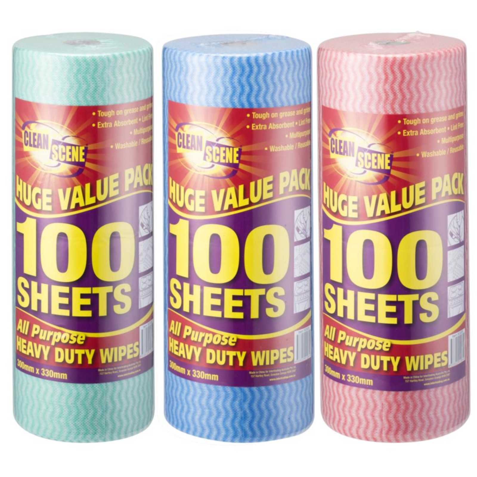 View Cleaning Cloths Roll 100pk