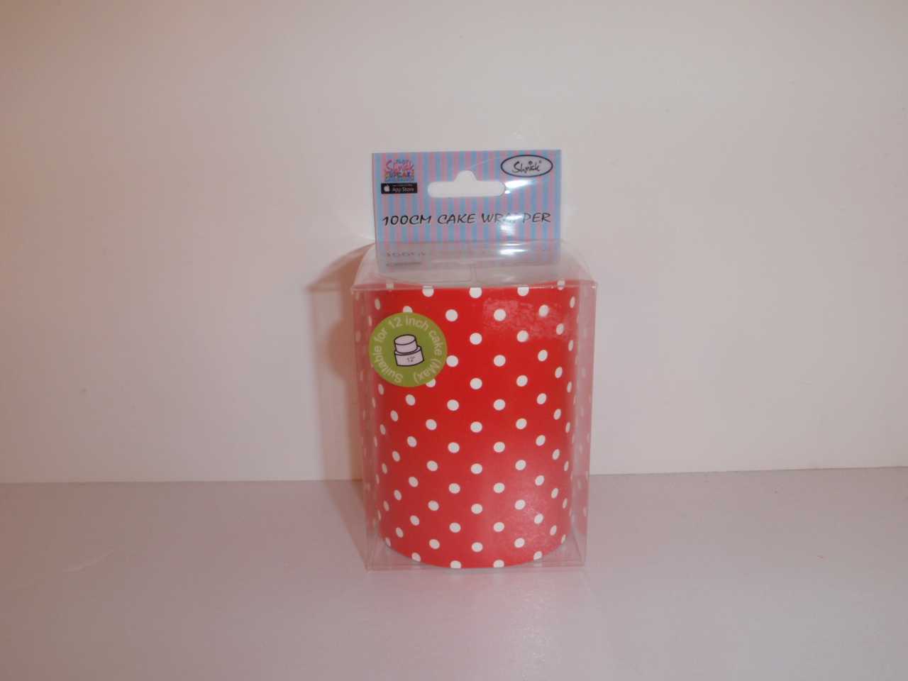 View Cake Wrap Red Dot